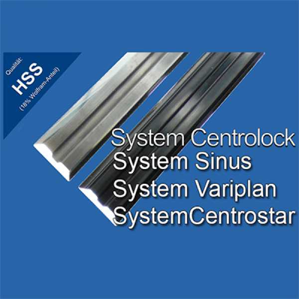 Заточка ножей Centrolock, Centrostar, Variplan